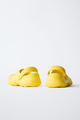 ZUECO DEPORTIVO ENGOMADO / Amarillo - Zara фото 5
