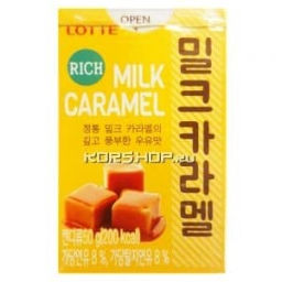 Молочная карамель/Rich milk caramel Lotte, Корея, 50 г Акция