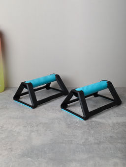 Упоры для отжиманий Woohooo Push-up bars II / комплект 2 шт / синий /уп 50/ - Галеонтрейд фото 10