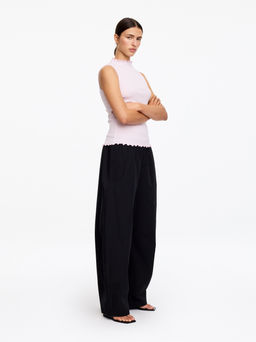 Top de canal? con cuello mock neck - H&m фото 6