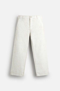 LIMITED EDITION WAXED TROUSERS - Zara фото 6