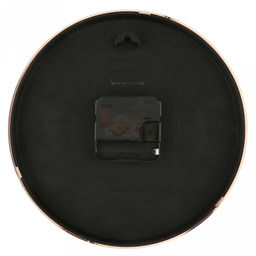 Часы настенные Элизиум д19,4см, h4см, мягкий ход, циферблат графит; цифры арабские, розовое золото; корпус пластик, золотой; в коробке (Китай) - Домашняя Мода фото 3