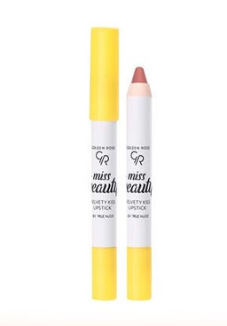 Golden Rose Помада-карандаш для губ MISS BEAUTY VELVETY KISS тон 01 настоящий нюд
