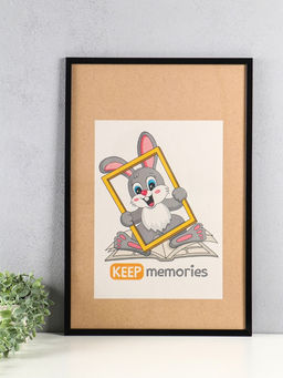 Фоторамка для фото 40×60 см «Премиум», пластик, чёрный