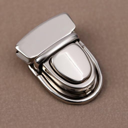 Цена за 2 шт. Застёжка для сумки, 4×3 см, цвет серебряный