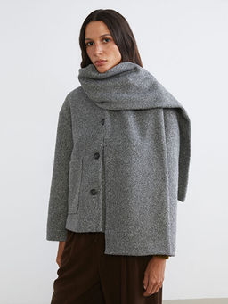 Atk?l? Kad?n Ka?e Ceket