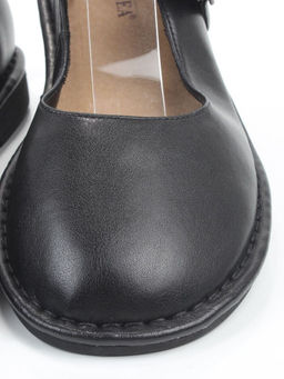 06-DLG27-1 BLACK Туфли женские (натуральная кожа)