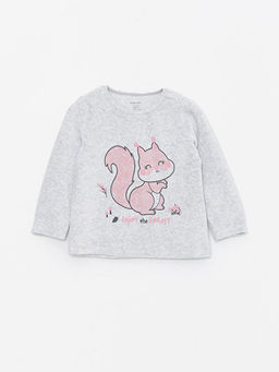 Bisiklet Yaka K?z ?ocuk Pijama ?st