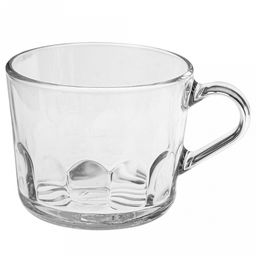 Кружка стеклянная "Норд" 270мл, д8,5см, h7см (Россия)