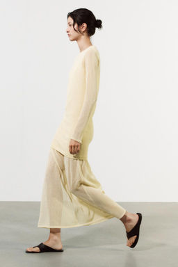 DOUBLE LAYER KNIT DRESS - Zara фото 4