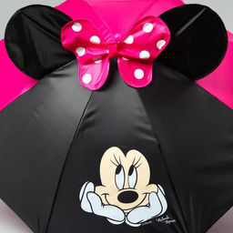 Зонт детский с ушами Минни Маус 70 см - Disney фото 5