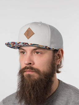 Бейсболка DJINNS арт. 6P SB CP TriTri Rev. (светло-серый)  фото 4