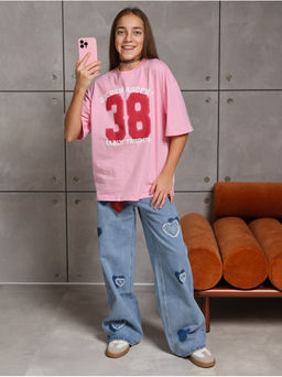 Футболка "Голден" Розовый Девочка