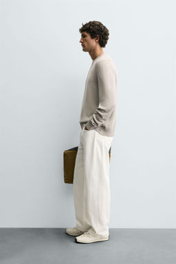 WASHED EFFECT TEXTURED SWEATER - Zara фото 4