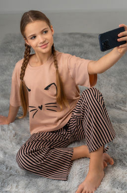 Хлопковая пижама для девочки Happyfox