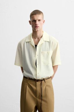 CREASED JACQUARD SHIRT - Zara фото 19