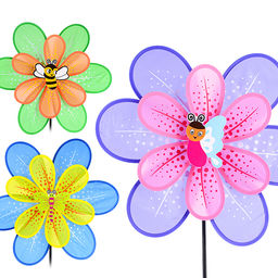 Ветерок "Насекомые на цветке"