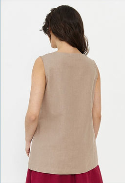 Блузка из 100% льна премиального качества Бостон - Vals фото 4