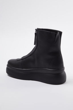 Trendyolmilla Shoes Siyah Flatform Topuklu Fermuarl? Kad?n Bot TAKAW25BO00017  фото 5