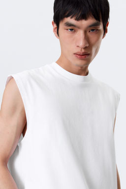 Top de algod?n de corte holgado y cuadrado - H&m фото 2
