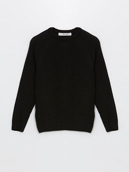 Bisiklet Yaka Uzun Kollu Erkek ?ocuk Kazak