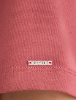 Базовая футболка полуприлегающая из премиального хлопка с эластаном - Vilatte фото 2