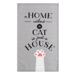 Набор кухонных полотенец Доляна Domestic cats 35х60 см - 4 шт., 100% хл  фото 7