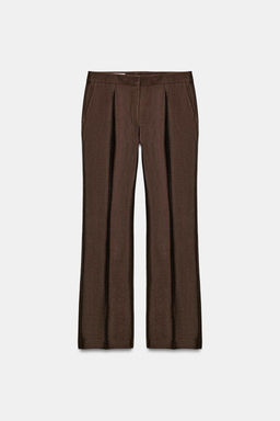 SLIM SATIN TROUSERS - Zara фото 6
