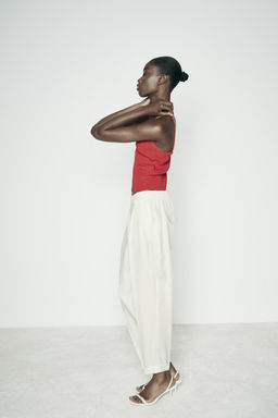 KNIT V-NECK TOP - Zara фото 15