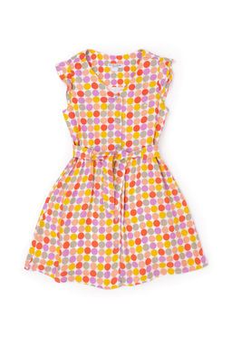 КРАСНОЕ тканое платье для девочки