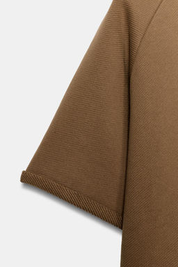 SUDADERA MANGA CORTA / Marr?n - Zara фото 8