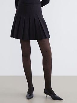 ?ift Katl? Puantiyeli Kad?n K?lotlu ?orap