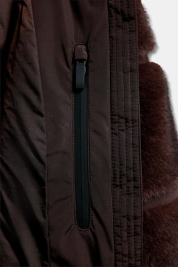 FAUX FUR HEIQ XREFLEX SKI COLLECTION JACKET - Zara фото 11