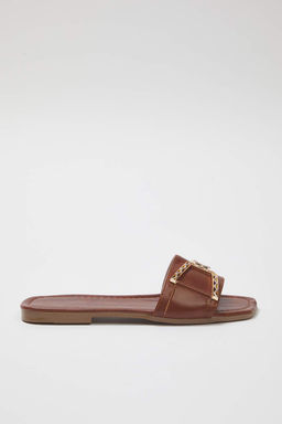 Trendyolmilla Shoes Siyah Aksesuar Detayl? Duz Kad?n S?k Terlik TAKSS25TE00047  фото 11