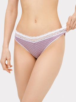 Трусы женские слипы мультипак (3 шт.) в фиолетовом цвете - Mark formelle фото 3