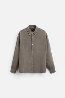 FADED DENIM SHIRT - Zara фото 14