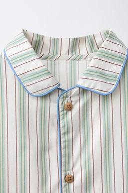 6-14 YEARS/ STRIPED SHIRT AND TROUSERS PYJAMAS