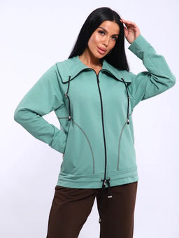 Костюм Натали 19131 кофта и брюки из футера  фото 31