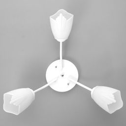 Люстра «Оникс» BayerLux 3×15 Вт E27, белый, 50×50×15 см