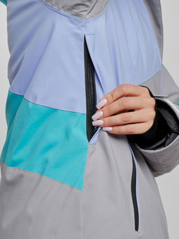 Горнолыжная куртка женская зимняя зеленого цвета 2319Z - Chunmai фото 8