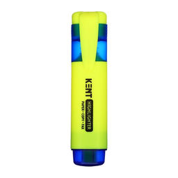 Цена за 4 шт. Маркер-текстовыделитель Calligrata, скошенный наконечник, узел 5 мм, жёлтый