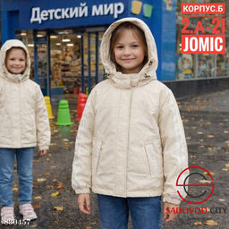 Детская куртка с капюшоном