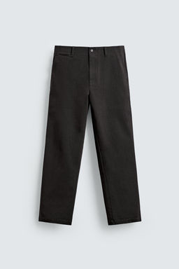 REGULAR FIT CHINO TROUSERS - Zara фото 17