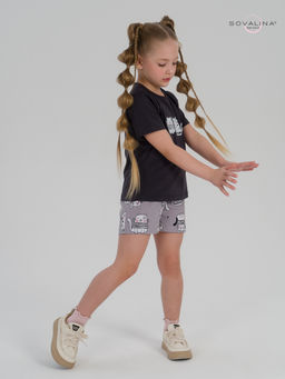 Костюм Лайт фуме-котейки на сером ПК - Sovalina фото 18