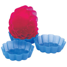 Набор форм Корзиночка 8х2см, 6шт. Linea Silicone арт.93-SI-FO-09 (REGENT)  фото 2