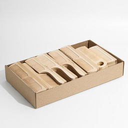 Цена за 80 шт. Расчёска деревянная МИКС