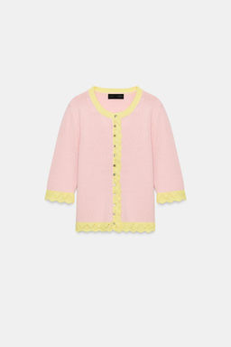 JERSEY PUNTO LUNARES / Marr?n / Crudo