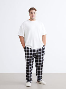 Standart Kal?p Ekose Erkek Pijama Alt