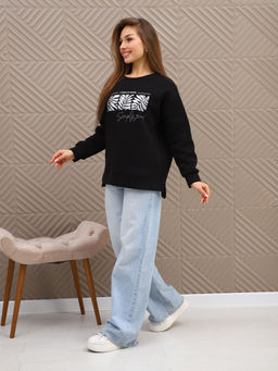 Свитшот женский Флёр черный