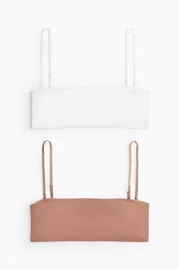 Pack de 2 sujetadores bandeau de microfibra - H&m фото 5
